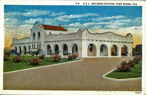 A. C. L. Railroad Station Fort Myers Florida
