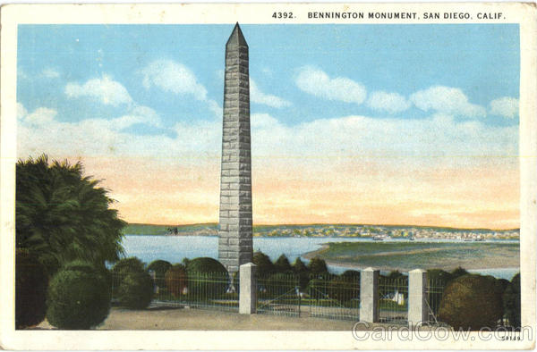 Bennington Monument San Diego California