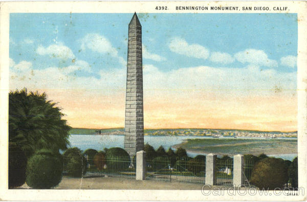 Bennington Monument San Diego California