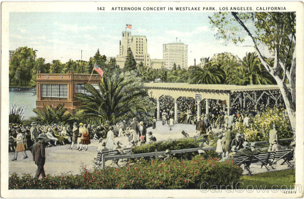 Afternoon Concert In Westlake Park Los Angeles California