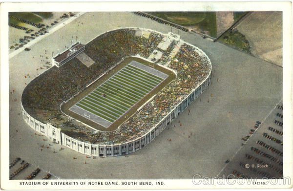Stadium Of University Of Notre Dame South Bend Indiana