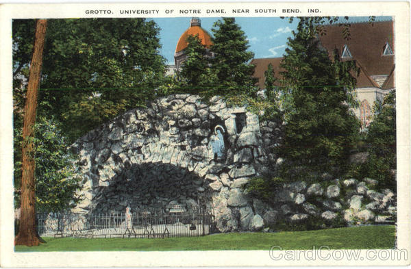 Grotto, University Of Notre Dame South Bend Indiana