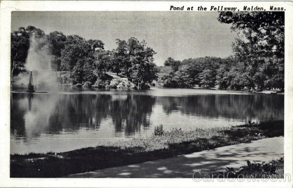 Pond At The Fellsway Malden Massachusetts