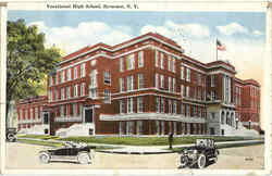 Vocational High School Syracuse, NY Postcard Postcard