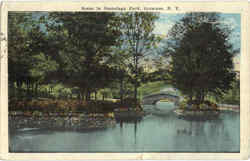 Scene In Onondaga Park Postcard