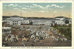 Empire State Court, State Fair Grounds Syracuse, NY Postcard Postcard