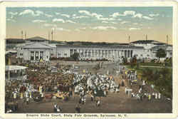 Empire State Court, State Fair Grounds Postcard