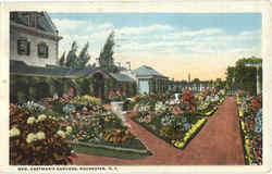 Geo. Eastman's Gardens Postcard