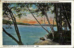 View Of Raquette Lake From North Point Camp, Raquette Lake State Road Adirondacks, NY Postcard Postcard