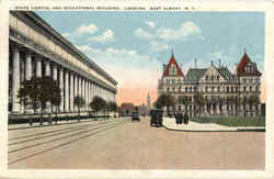 State Capitol And Educational Building Albany, NY Postcard Postcard