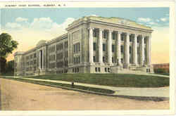 Albany High School New York Postcard Postcard