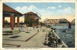 Recreation Pier And Albany Yacht Club Postcard