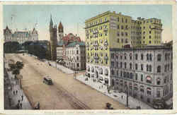 State Street West From Pearl Street Albany, NY Postcard Postcard