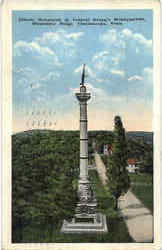 Illinois Monument At General Bragg's Headquarters, Missionary Ridge Chattanooga, TN Postcard Postcard