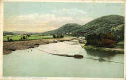 Connecticut River Bellows Falls, VT Postcard Postcard