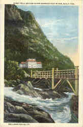 First Toll Bridge Over Connecticutt River Postcard