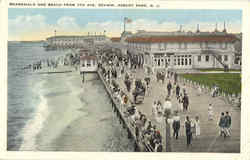 Broadwalk And Beach From 7th Ave Postcard