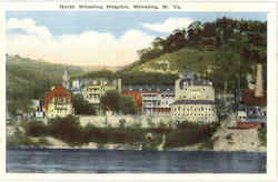 North wheeling Hospital West Virginia Postcard Postcard