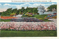 The Conservatory , Golden Gate Park Postcard