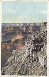 One Of The Sheer Walls On Hermit Rim Road Grand Canyon National Park, AZ Postcard Postcard