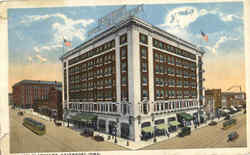 Hotel Blackhawk Davenport, IA Postcard Postcard