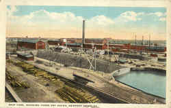 Ship Yard Newport News, VA Postcard Postcard