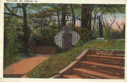 Old Tomb Mount Vernon, VA Postcard Postcard