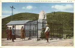 U. S. Mexico Boundary Monument Postcard