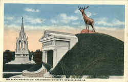 The Elk's Mausoleum, Greenwood Cemetry New Orleans, LA Postcard Postcard