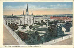Jackson Square And Monument Postcard
