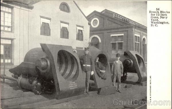 56 Breech Blocks for 12-Inch Guns, Navy Yard Washington District of Columbia