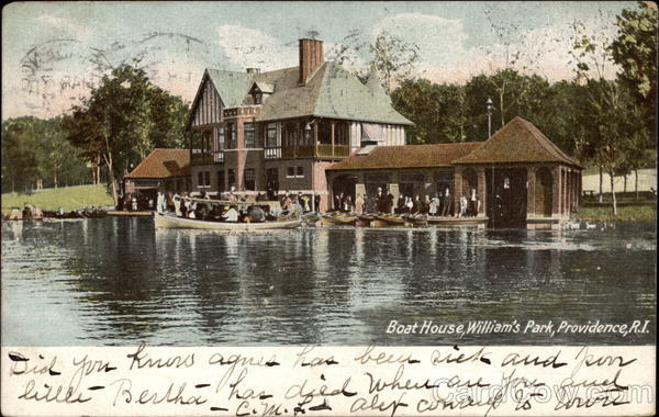Boat Hosue, William's Park - Water View Providence Rhode Island
