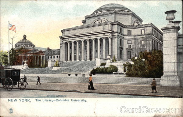 New York. The Library--Columbia University Holland