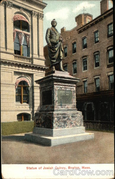 Statue of Josiah Quincy Boston Massachusetts