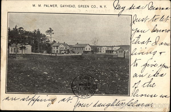 M.M. Palmer, Gayhead, Green Co., N.Y New York