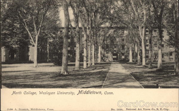 North College, Wesleyan University Middletown Connecticut