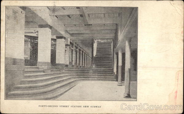 Forty-Second Street Station New Subway New York