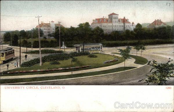 View of University Circle Cleveland Ohio