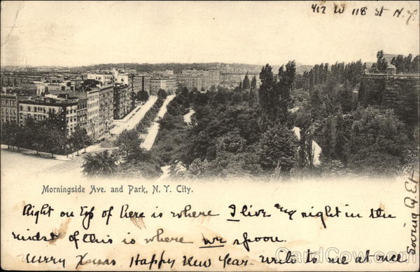 Morningside Avenue and Park New York