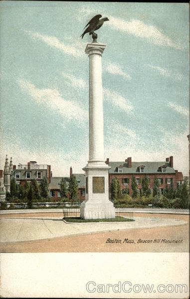 Beacon Hill Monument Boston Massachusetts