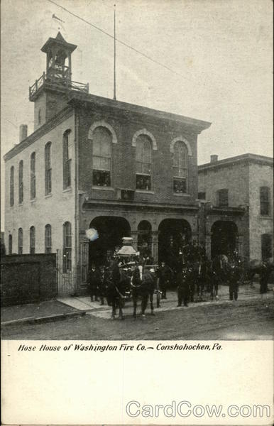 Hose House of Washington Fire Company Conshohocken Pennsylvania