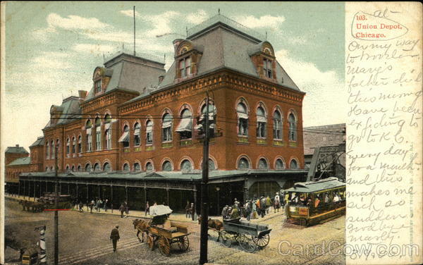 Street View of Union Depot Chicago Illinois