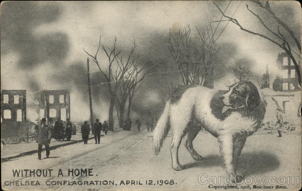 Without a Home, Chelsea Conflagration, April 12, 1908 Massachusetts