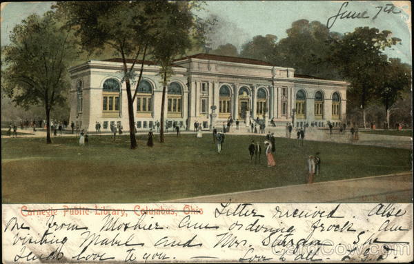 Carnegie Public Library Columbus Ohio