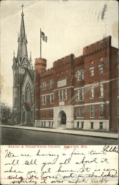 Armory and Presbyterian Church Appleton Wisconsin