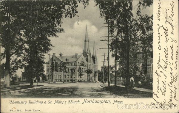 Chemistry Building & St. Mary's Church Northampton Massachusetts