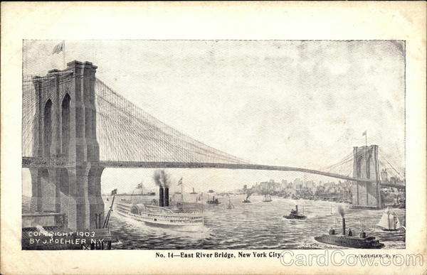 East River Bridge New York