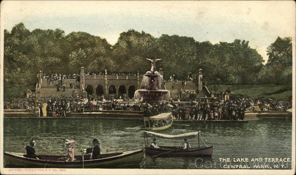 Central Park - The Lake and Terrace New York