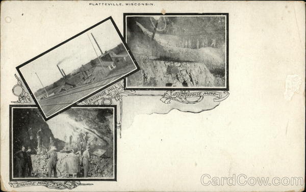 Enterprise Mine and Mill, and Empire Mine Platteville Wisconsin