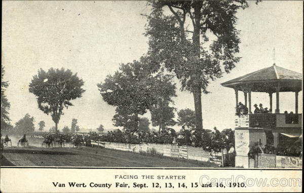 County Fair - Facing the Starter Van Wert Ohio